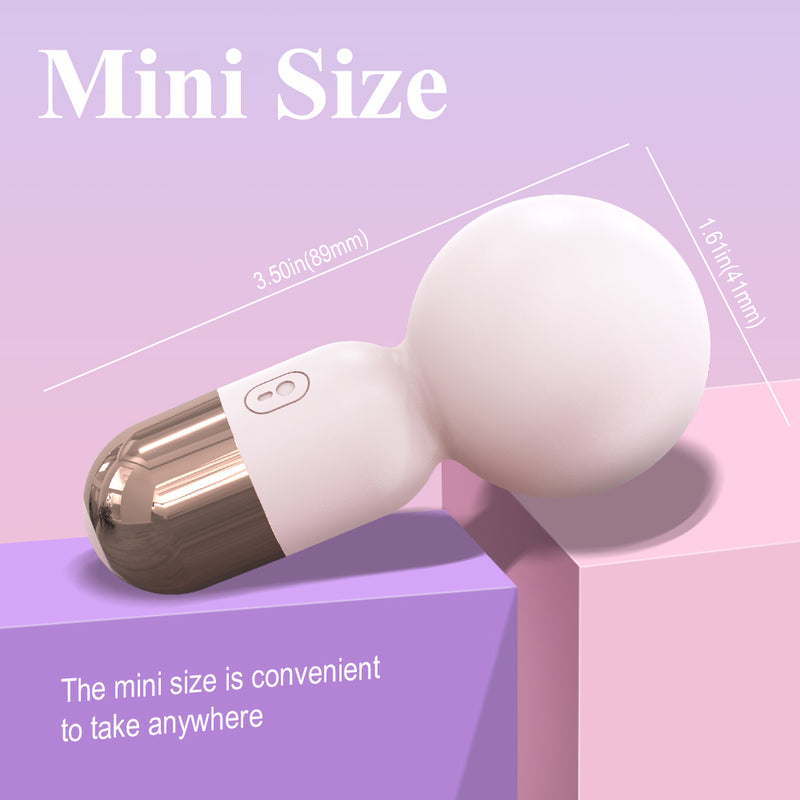 Mini Wand Massager, Waterproof and Rechargeable - YoYoLemon 4